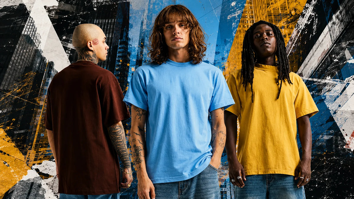 Choosing Shaka Wear Blank T-Shirts for Custom Printing in NYC