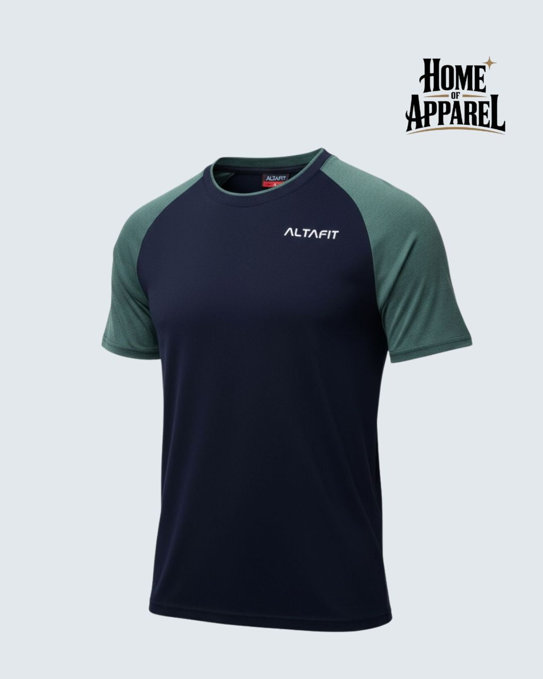 Cotton Jersey Contrast Raglan T-Shirt