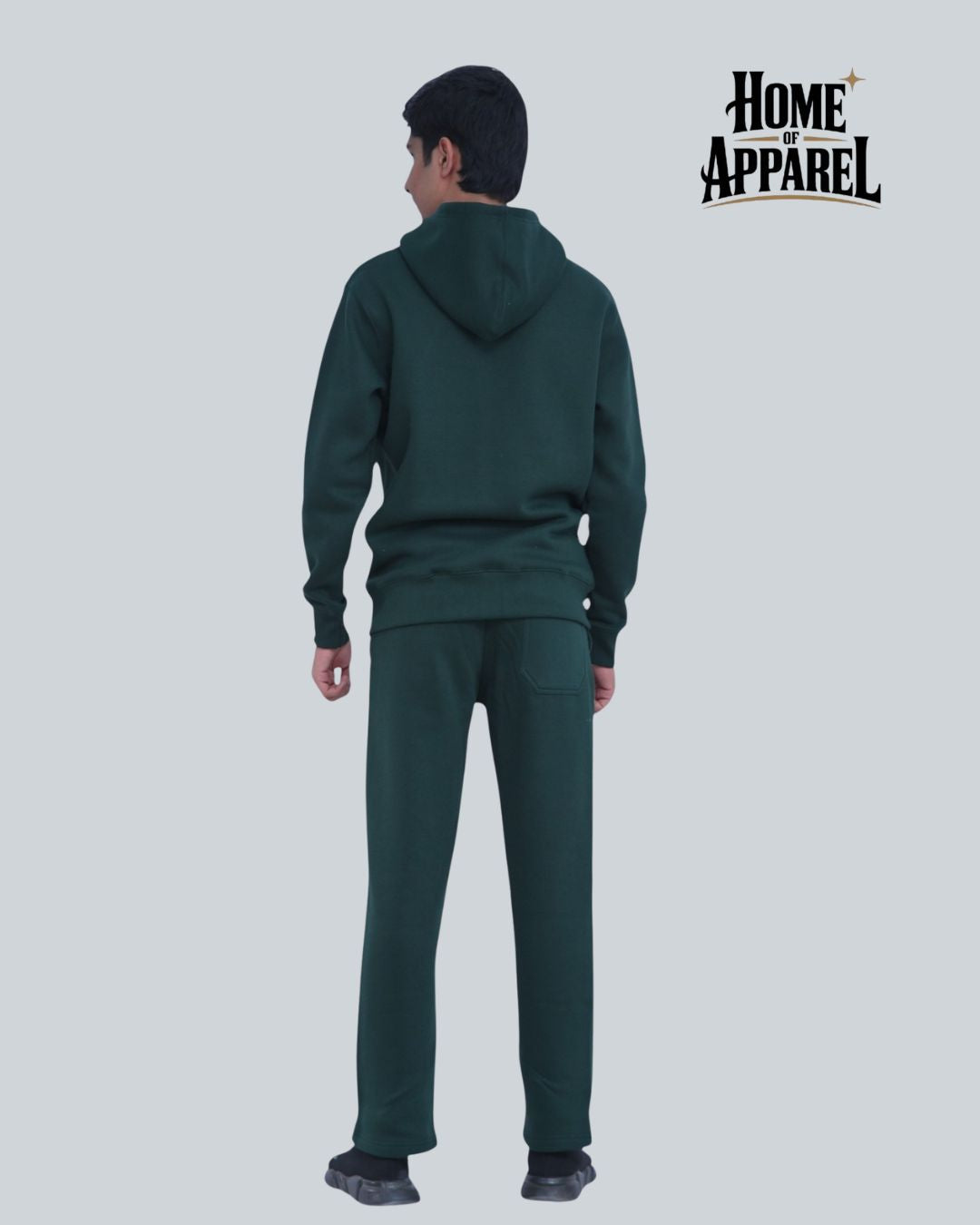 Green Heavy Weight Cotton Fleece SweatSuit