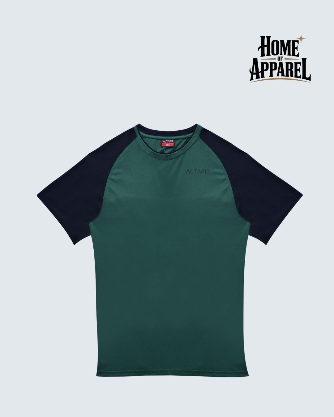 Cotton Jersey Contrast Raglan T-Shirt