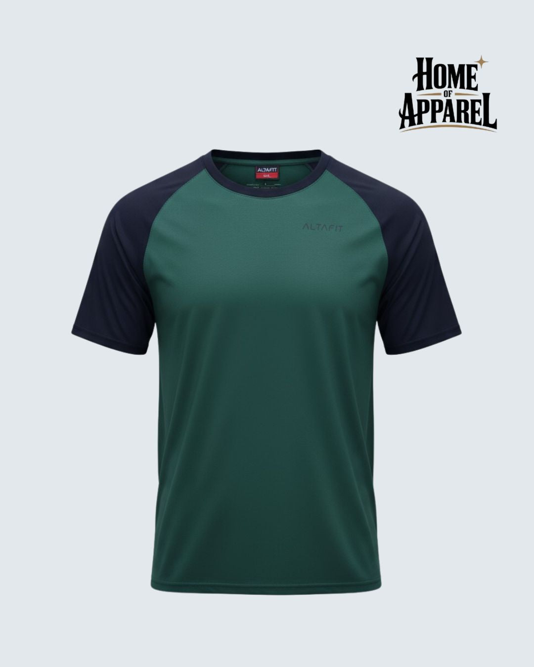 Cotton Jersey Contrast Raglan T-Shirt