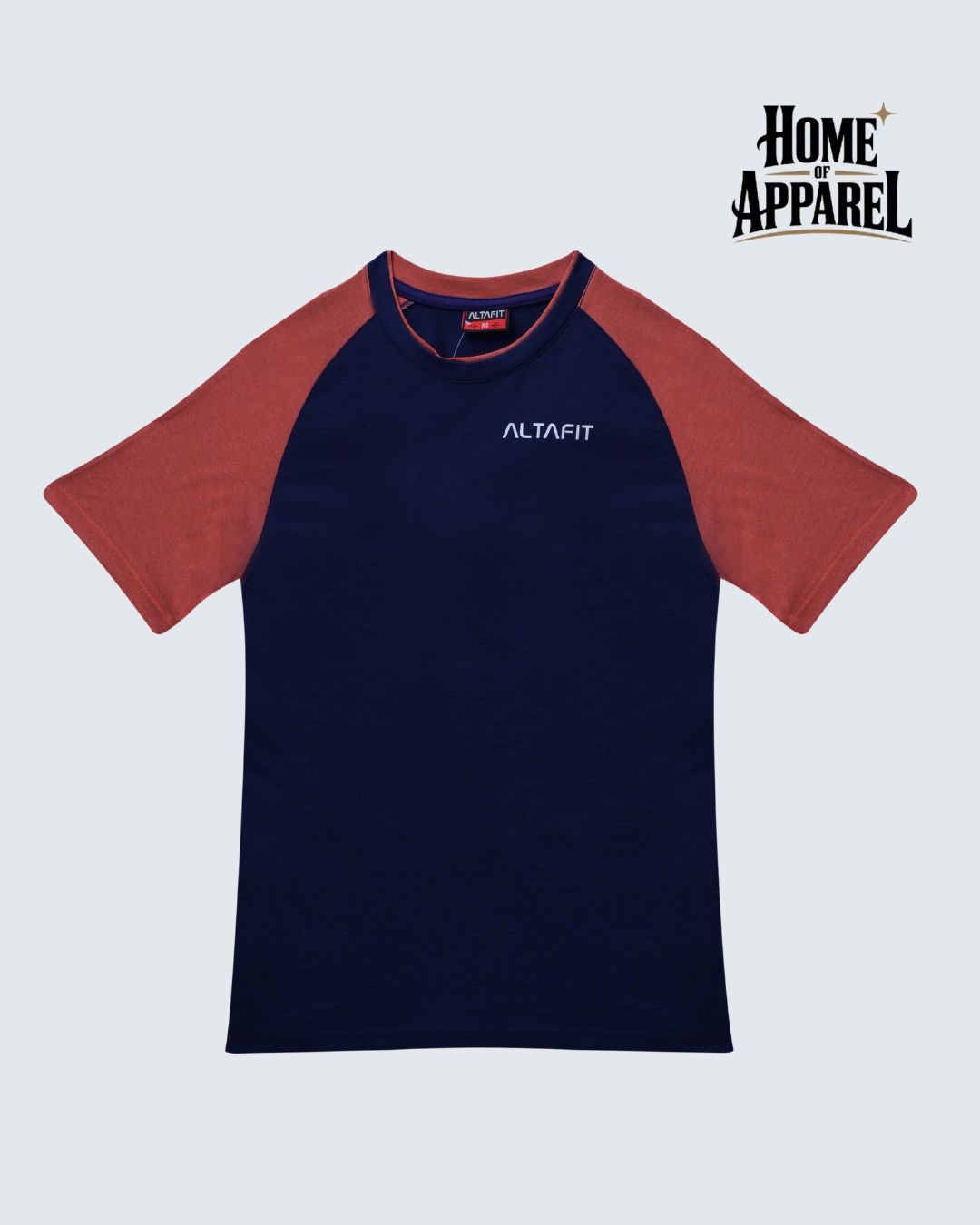 Cotton Jersey Contrast Raglan T-Shirt