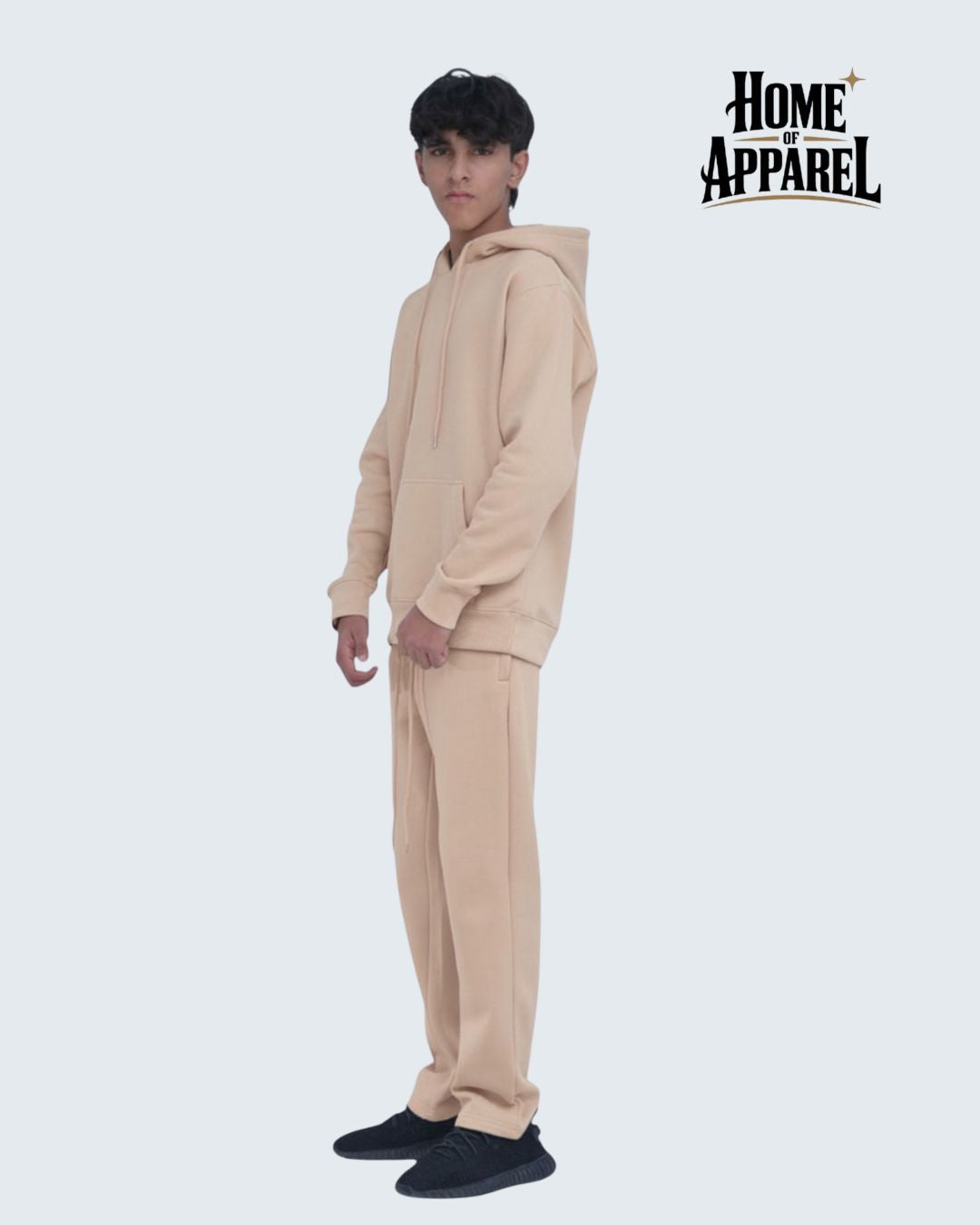 Sand Heavy weight Cotton fleece SweatSuit