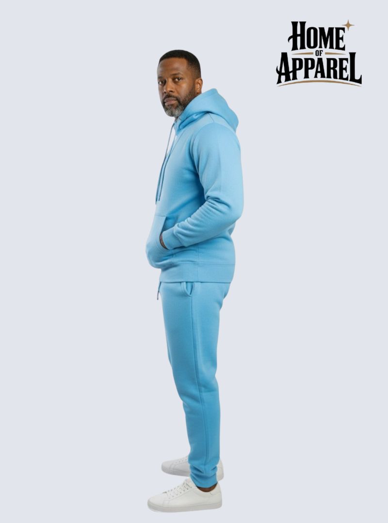 Sky Blue Heavy Blend Fleece SweatSuit
