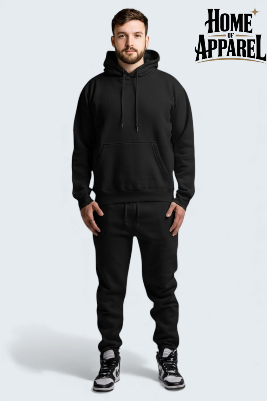 Black Heavy Blend Fleece SweatSuit