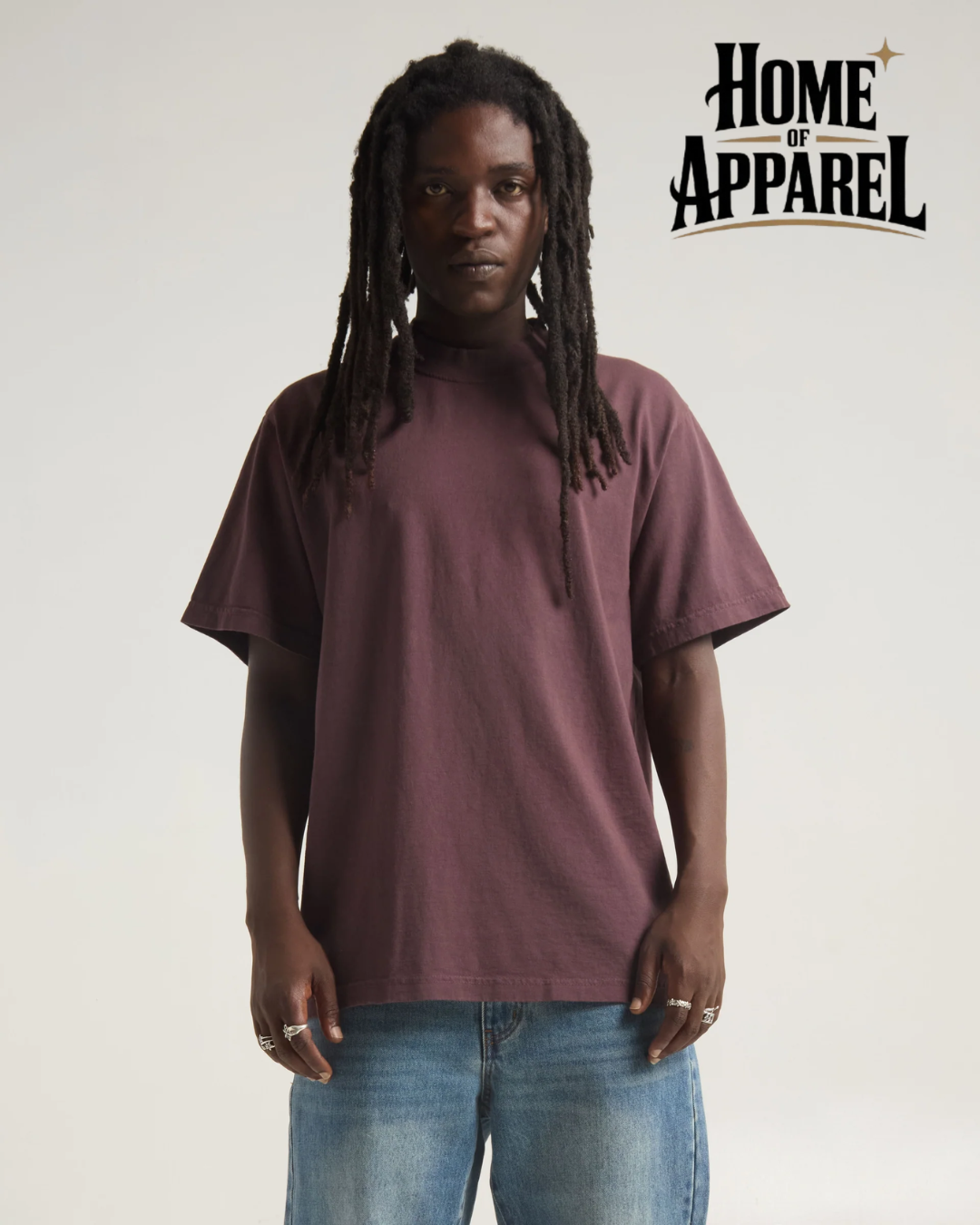 Shaka Wear 7.5oz Max Heavyweight Garment Dye T-Shirt