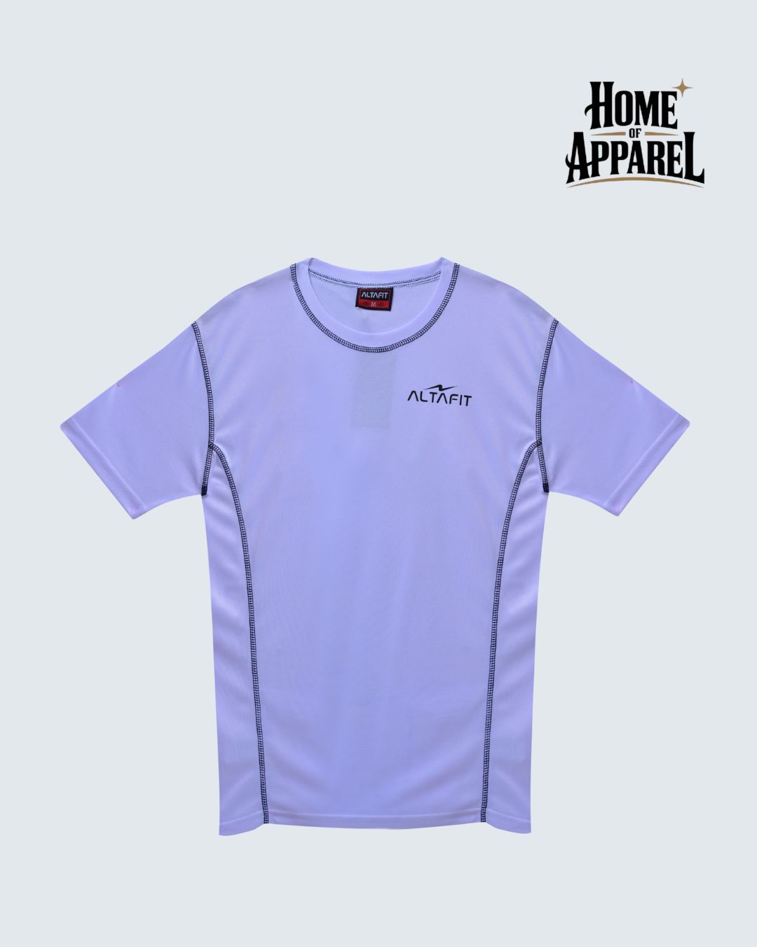 Contrast Stitch Dri Fit Mesh T-Shirt