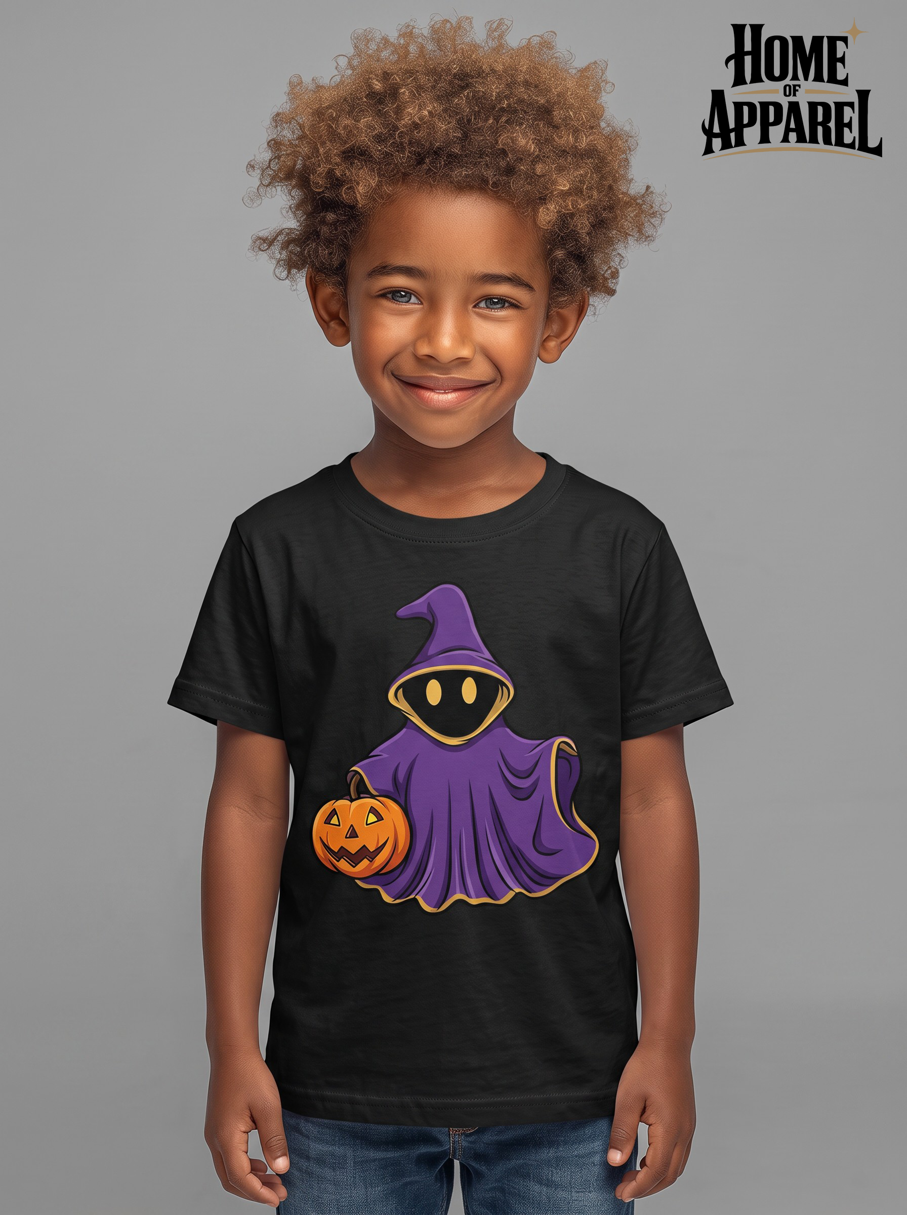 Halloween Youth Unisex T-Shirt – 100% Cotton Graphic Tee | Soft & Comfortable