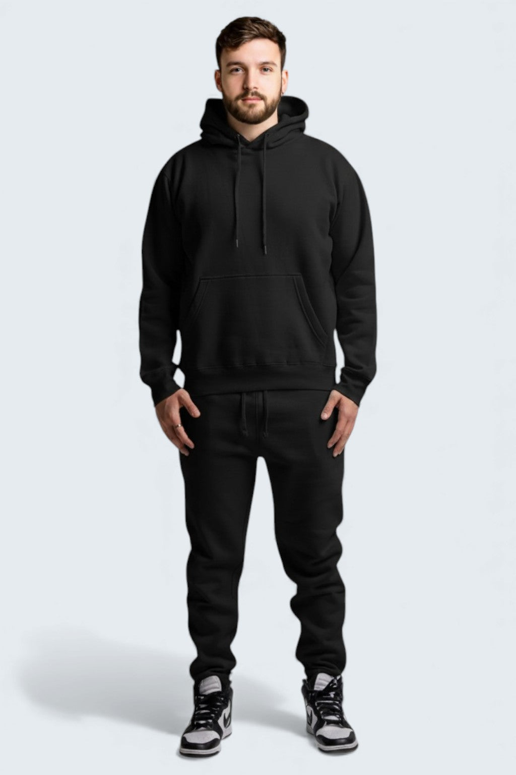 Black Heavy Blend Fleece SweatSuit