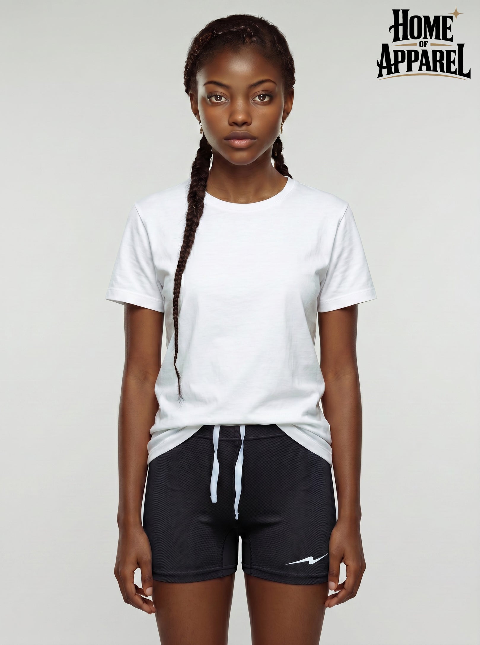 Youth Girls Volleyball Shorts – Lightweight Polyester Sportswear
