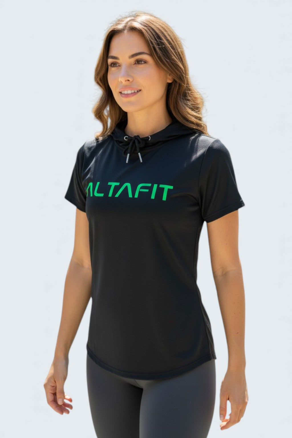 Bird Eye Mesh Shooting Hoodie For Women