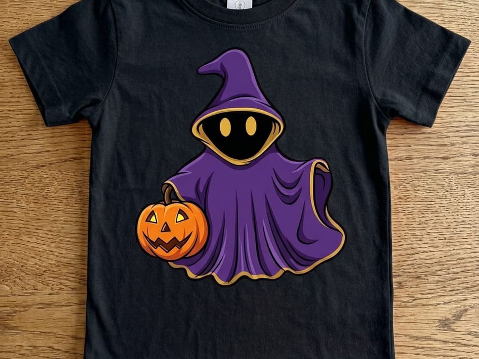 Halloween Youth Unisex T-Shirt – 100% Cotton Graphic Tee | Soft & Comfortable