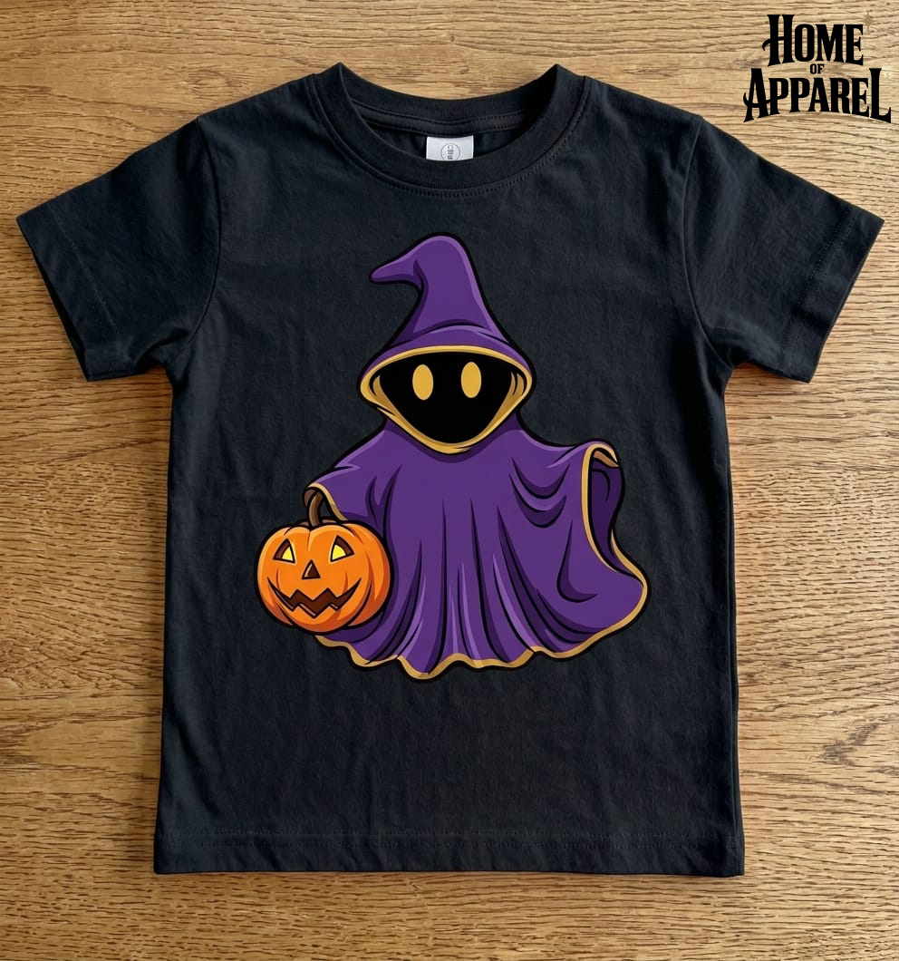 Halloween Youth Unisex T-Shirt – 100% Cotton Graphic Tee | Soft & Comfortable