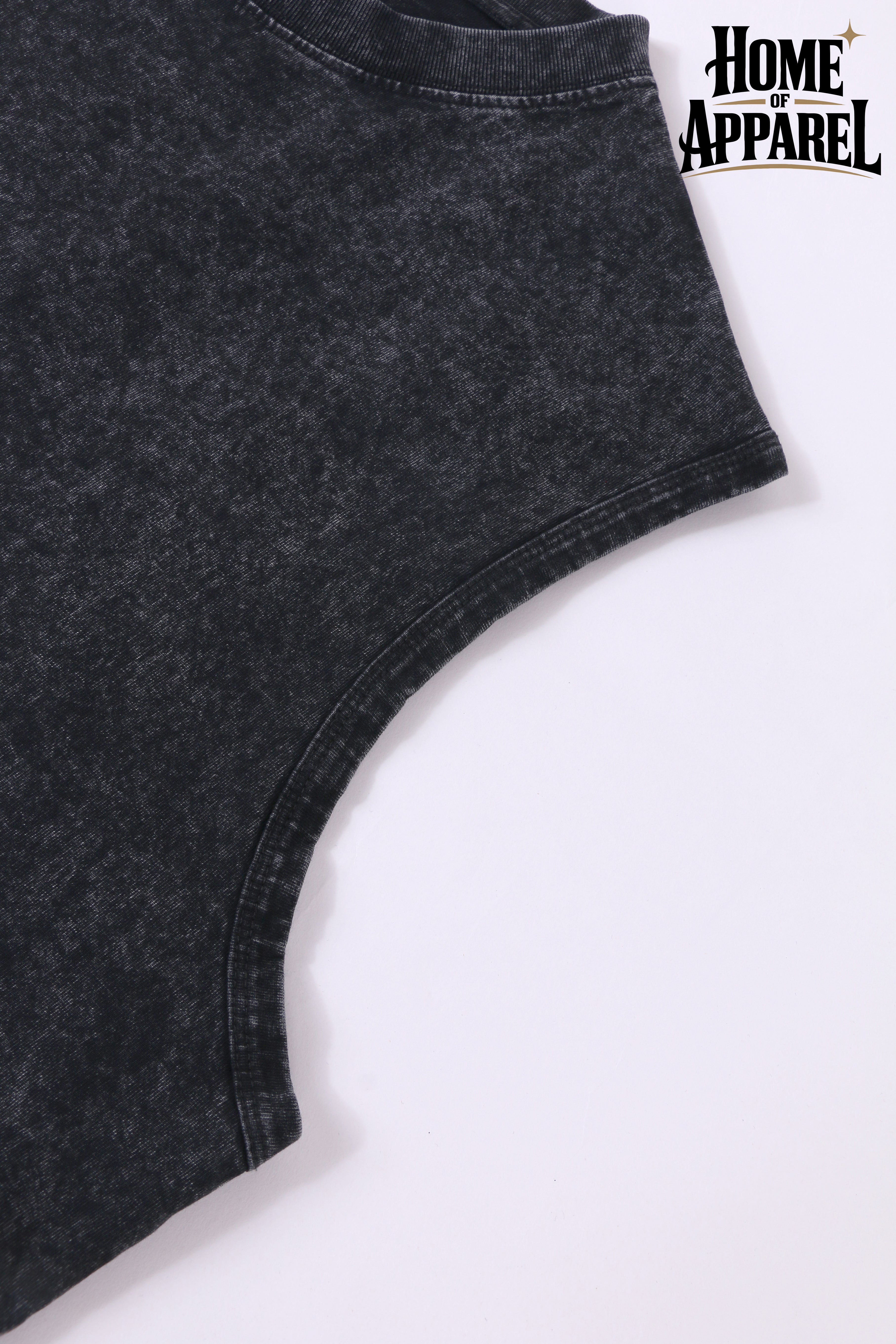 7.4oz Men’s Vintage Washed Sleeveless Tank Top – 100% Cotton Gym & Casual Vest