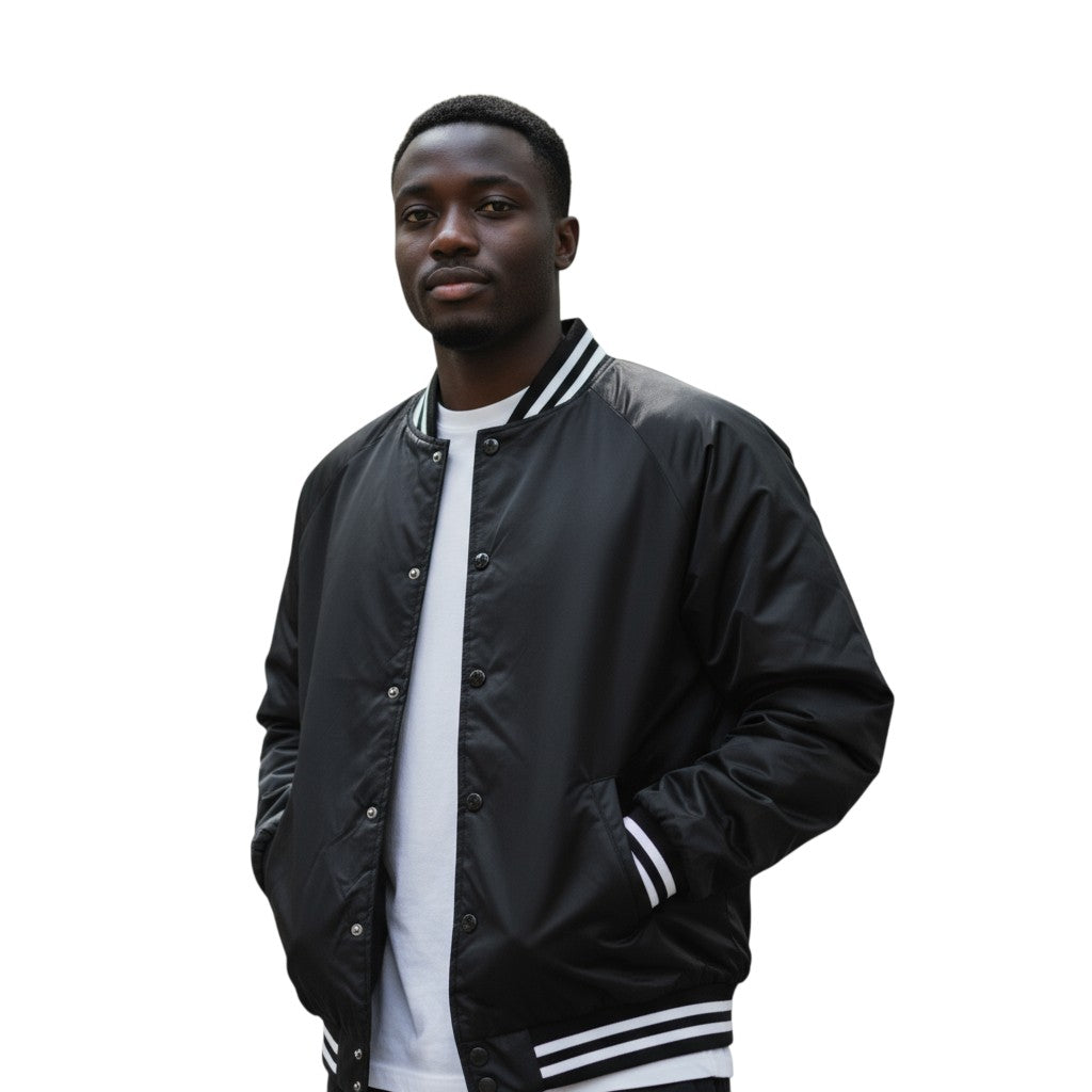 Shaka Wear Varsity Bomber Jacket