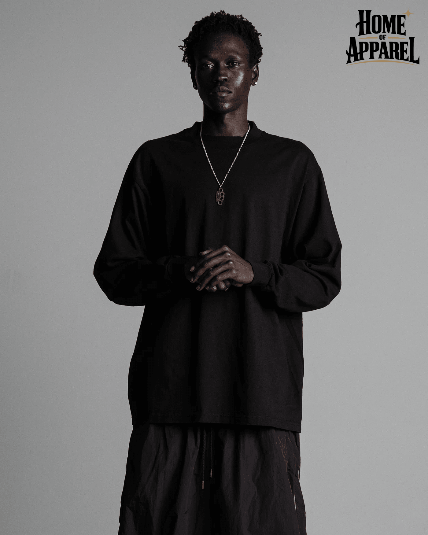 Shaka Wear Max Heavyweight garment-dyed long sleeve T-shirt, image 5
