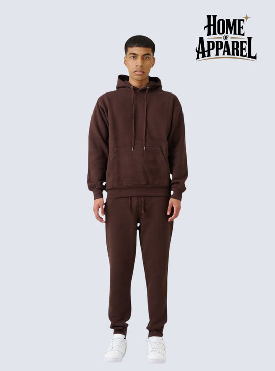 Brown Heavyweight Fleece SweatSuits