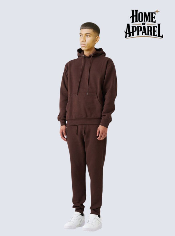 Brown Heavyweight Fleece SweatSuits