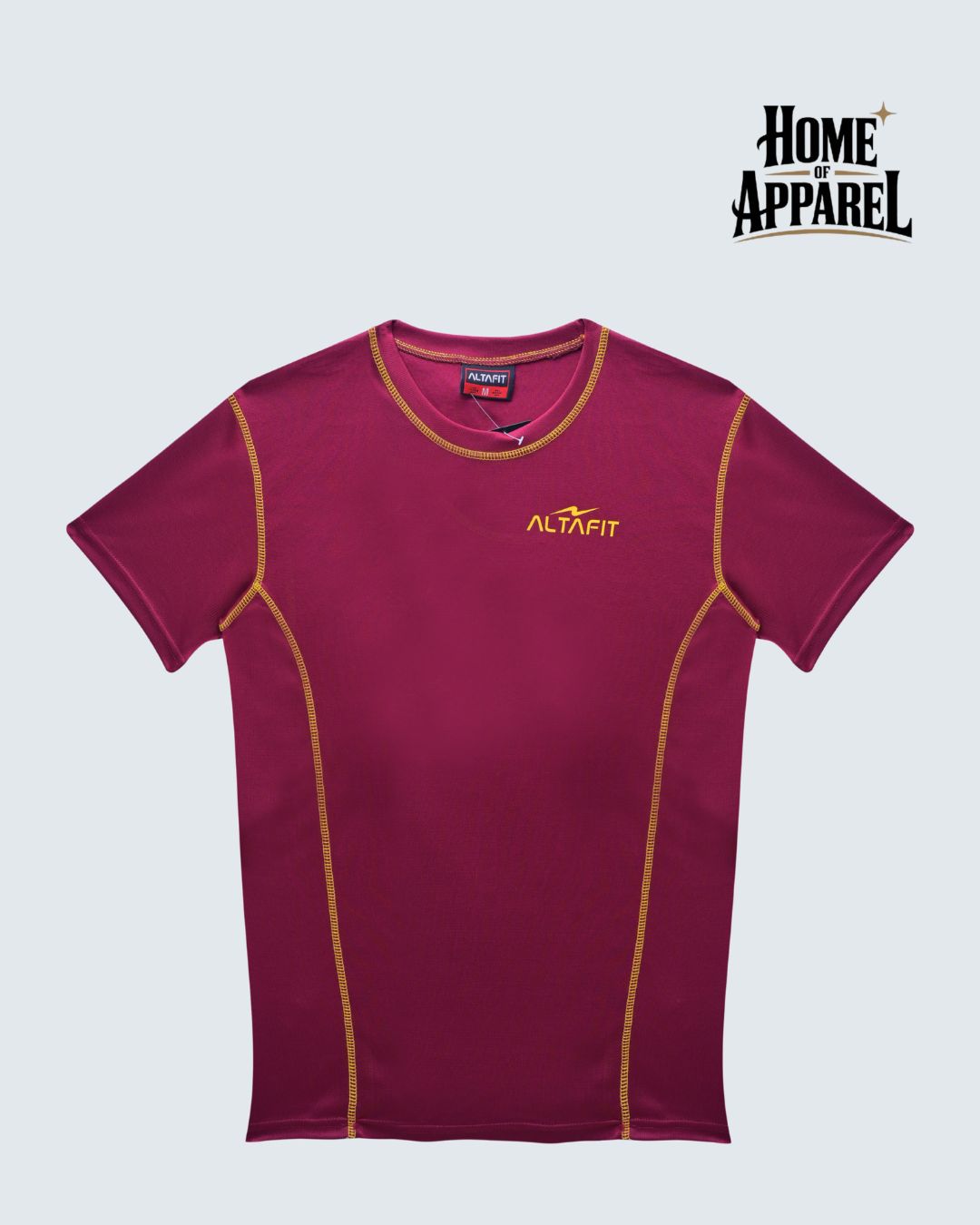 Contrast Stitch Dri Fit Mesh T-Shirt