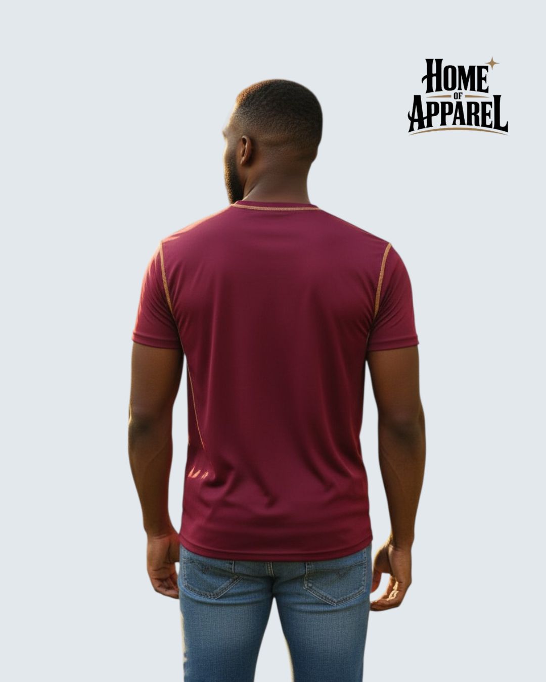 Contrast Stitch Dri Fit Mesh T-Shirt