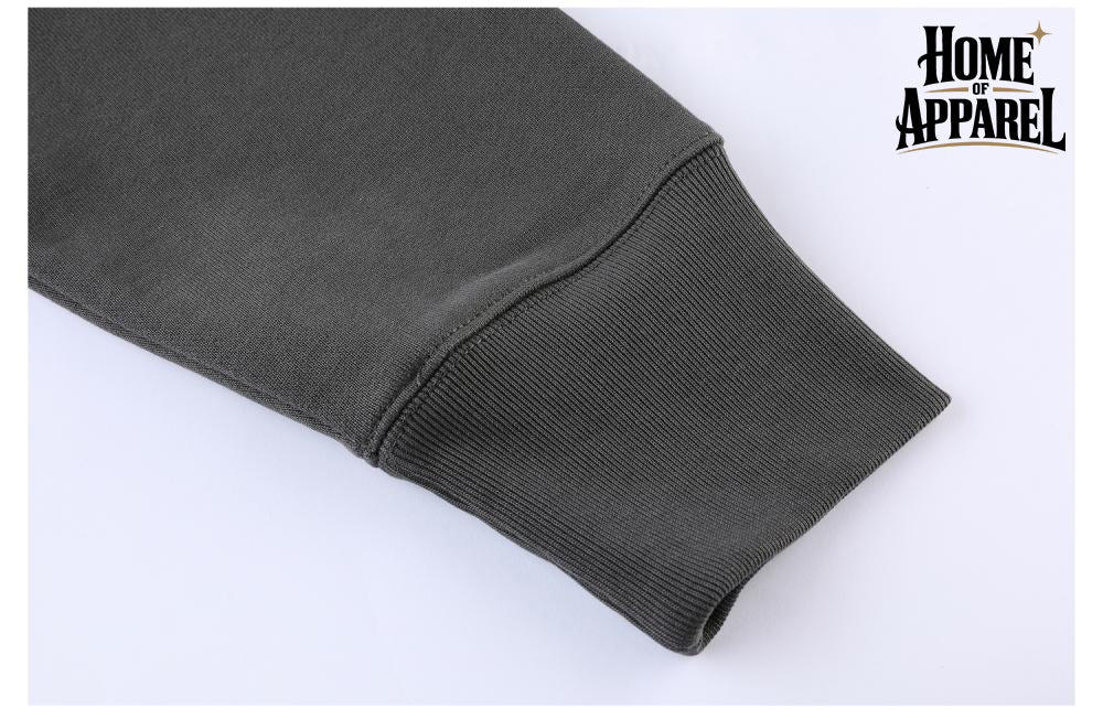 Oversized cotton terry crewneck sweatshirt, image 5