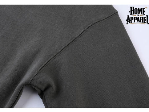 Oversized cotton terry crewneck sweatshirt, image 7