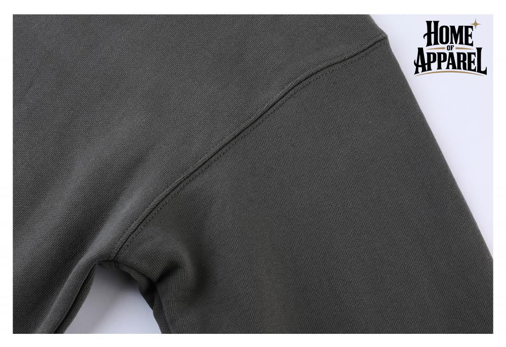 Oversized cotton terry crewneck sweatshirt, image 7