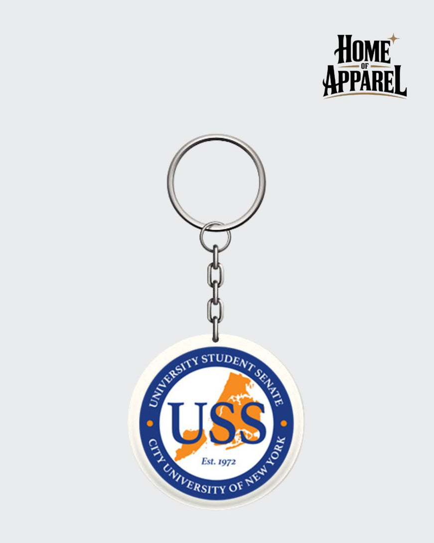 Circular Acrylic Keychain (University Student Senate)