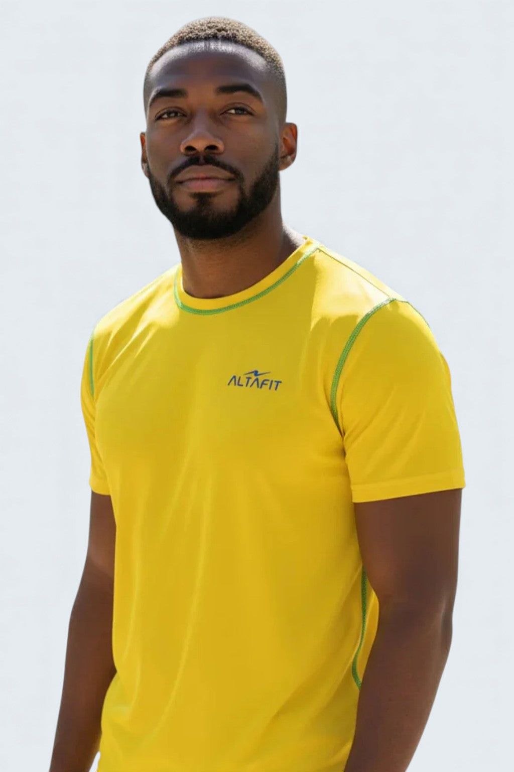 Contrast Stitch Dri Fit Mesh T-Shirt