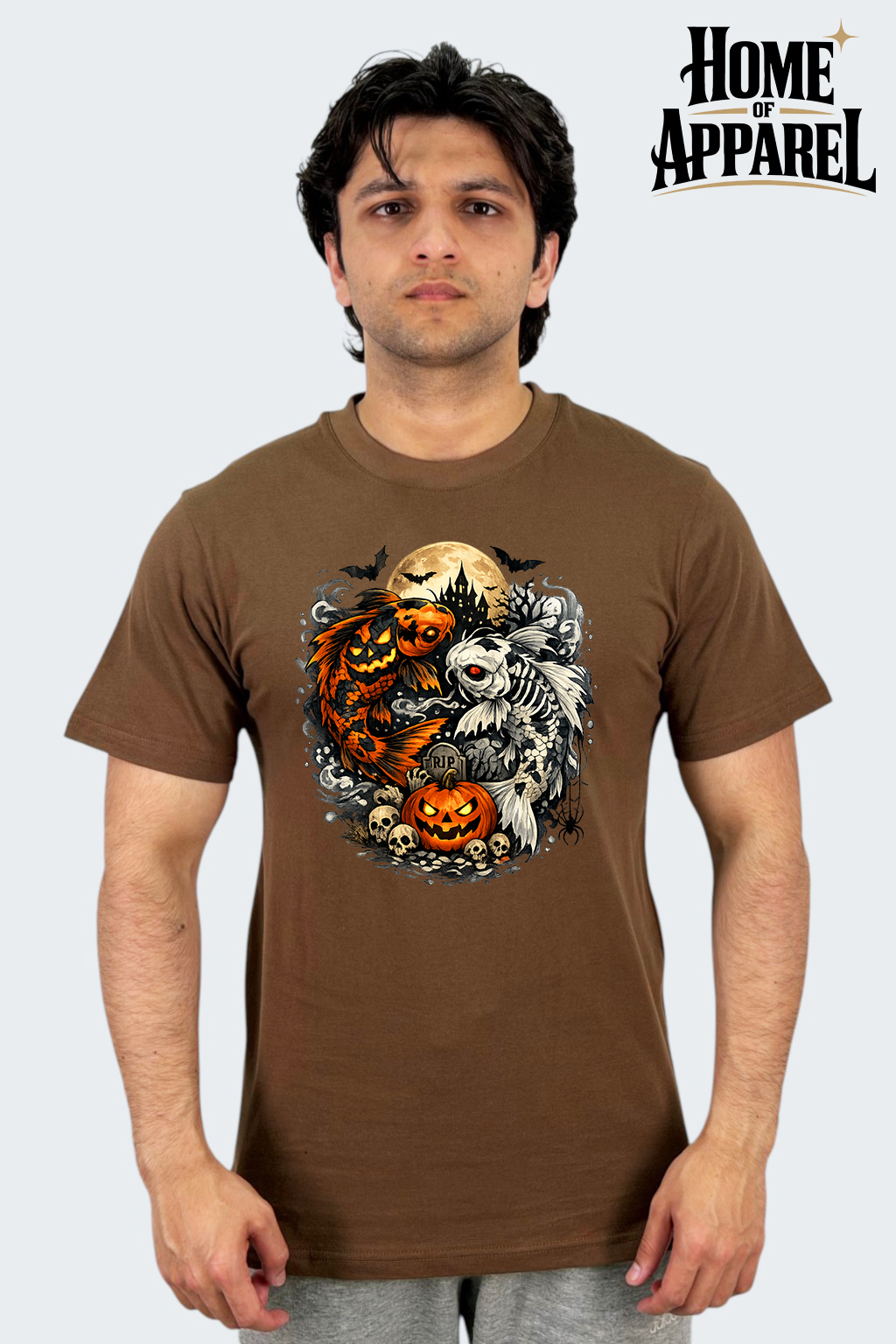 Halloween Unisex Graphic T-Shirt – 100% Cotton | Soft Short Sleeve Spooky Tee