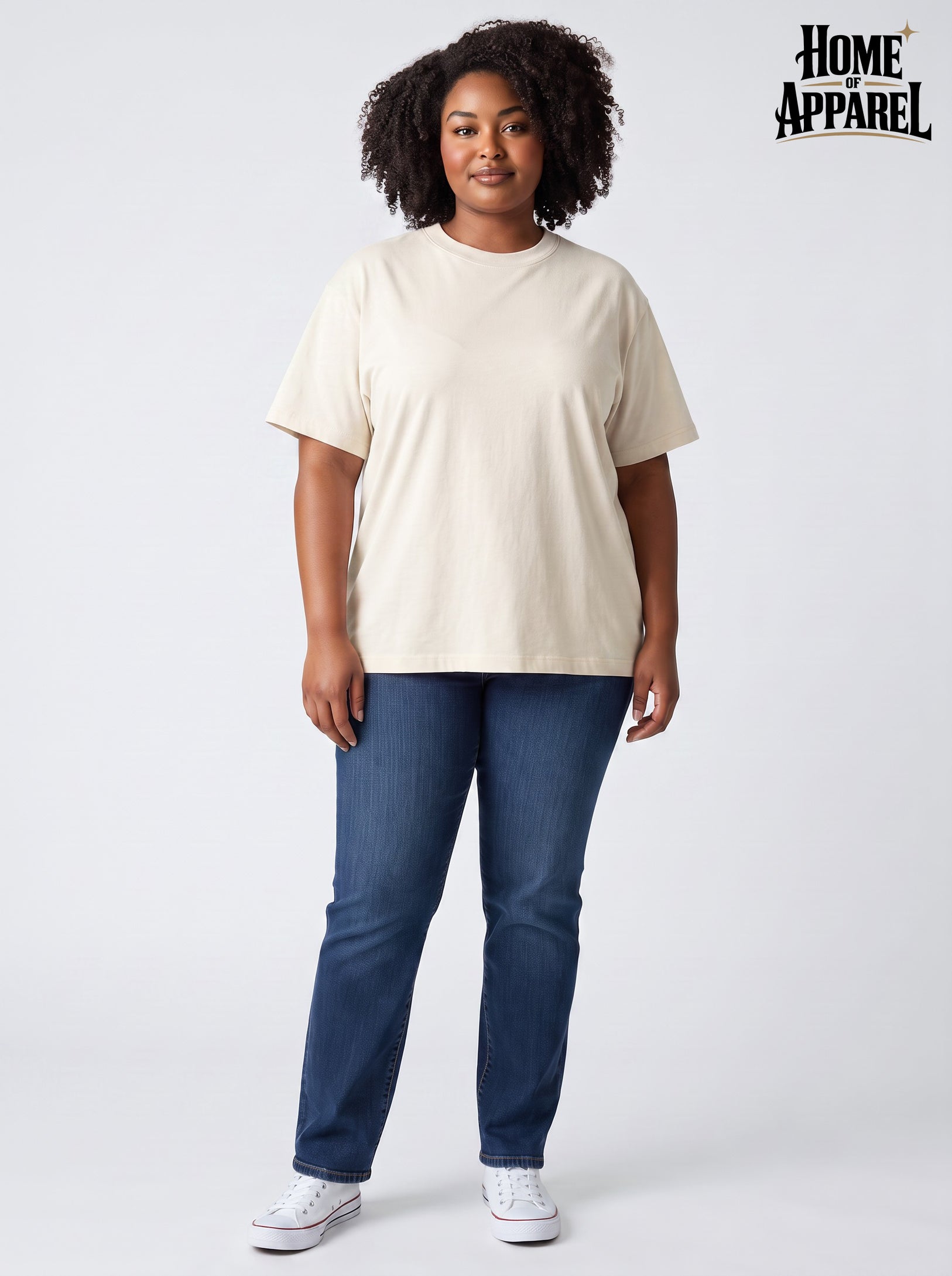 260GSM Unisex Washed Oversized Heavyweight T-Shirt – Cotton Short Sleeve Tee