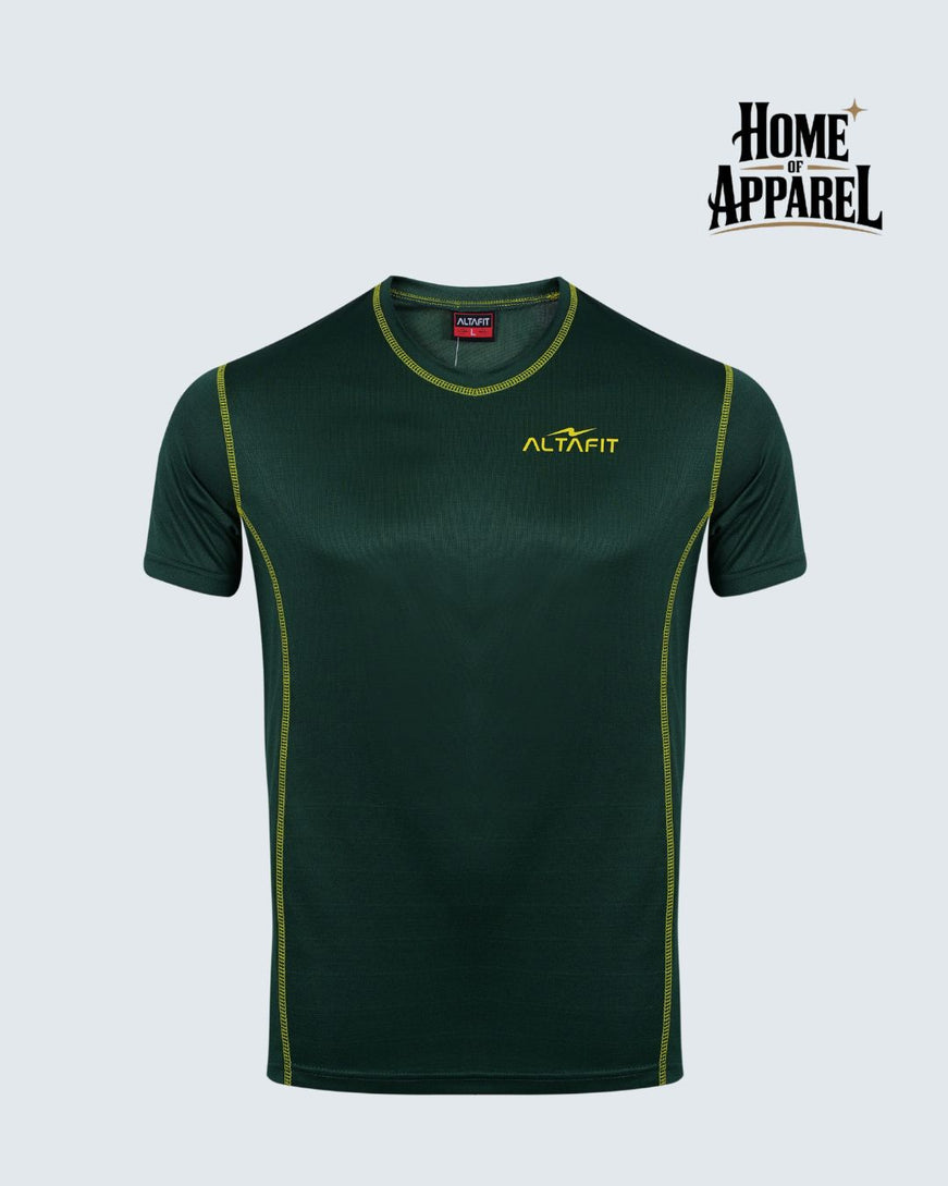 Contrast Stitch Dri Fit Mesh T-Shirt
