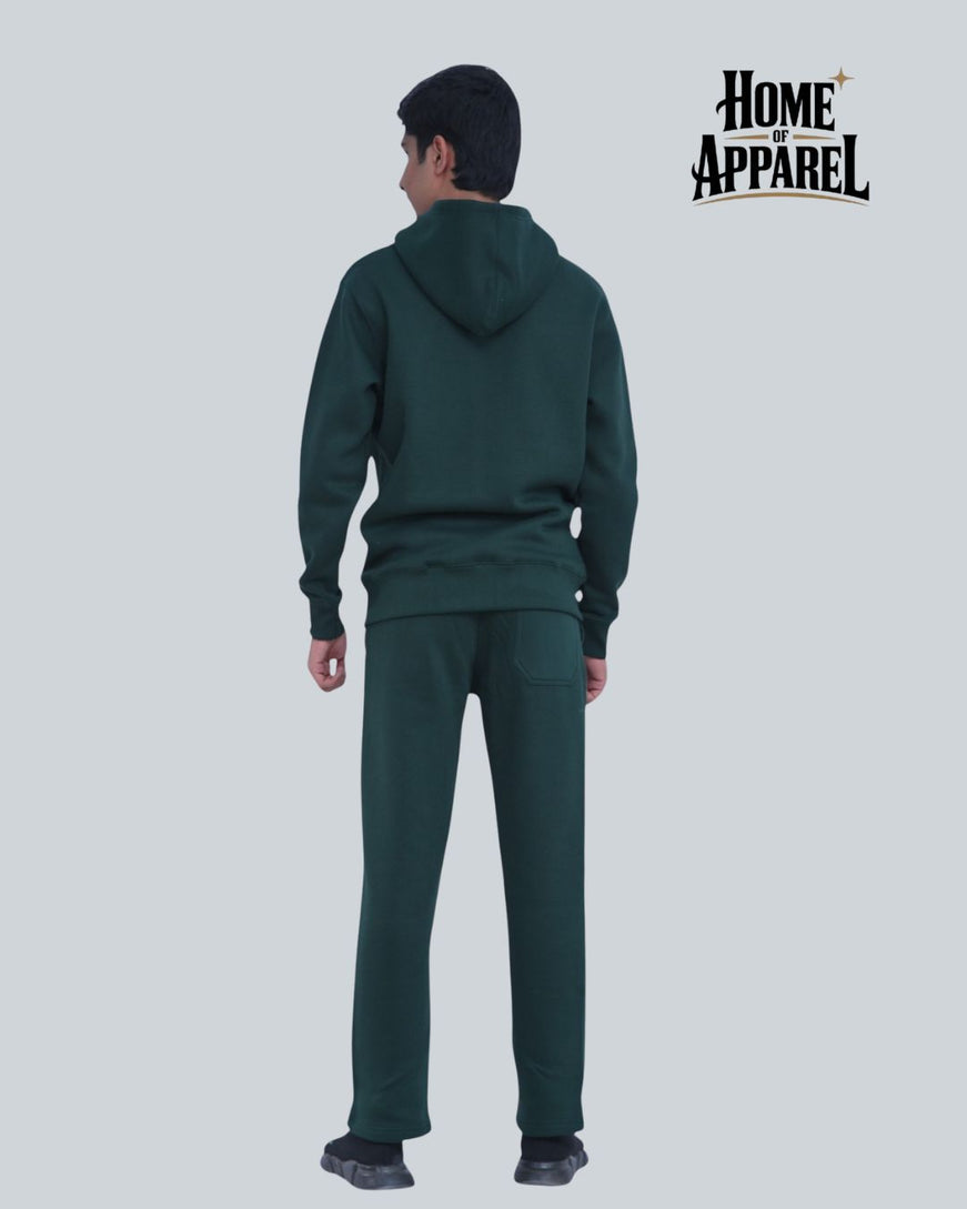 Green Heavy Weight Cotton Fleece SweatSuit