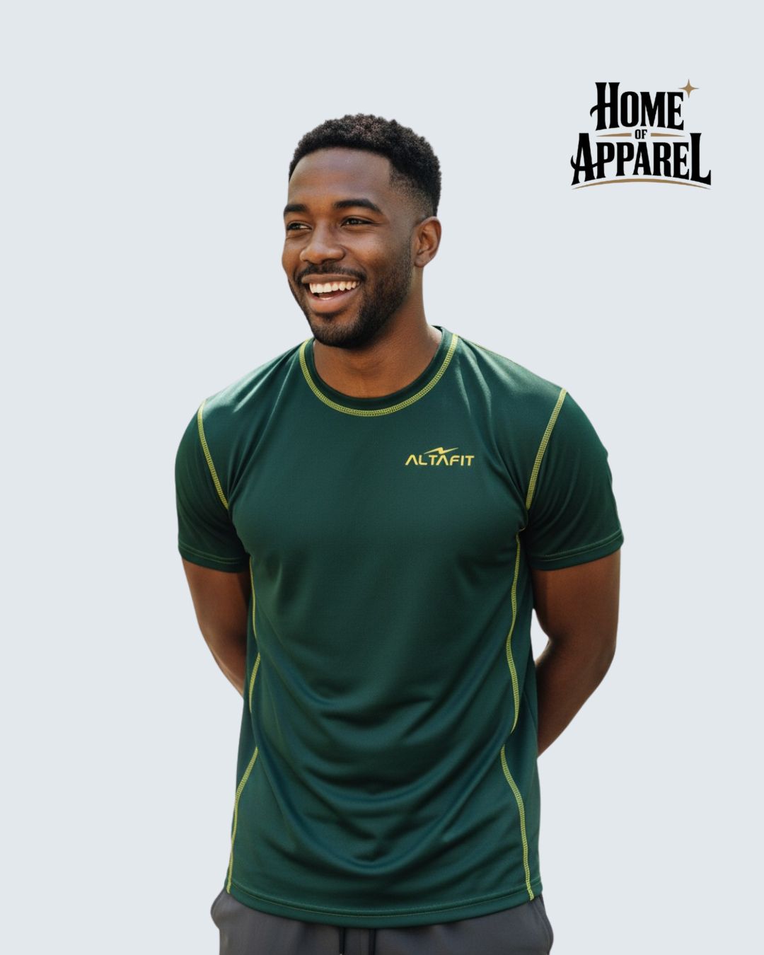 Contrast Stitch Dri Fit Mesh T-Shirt