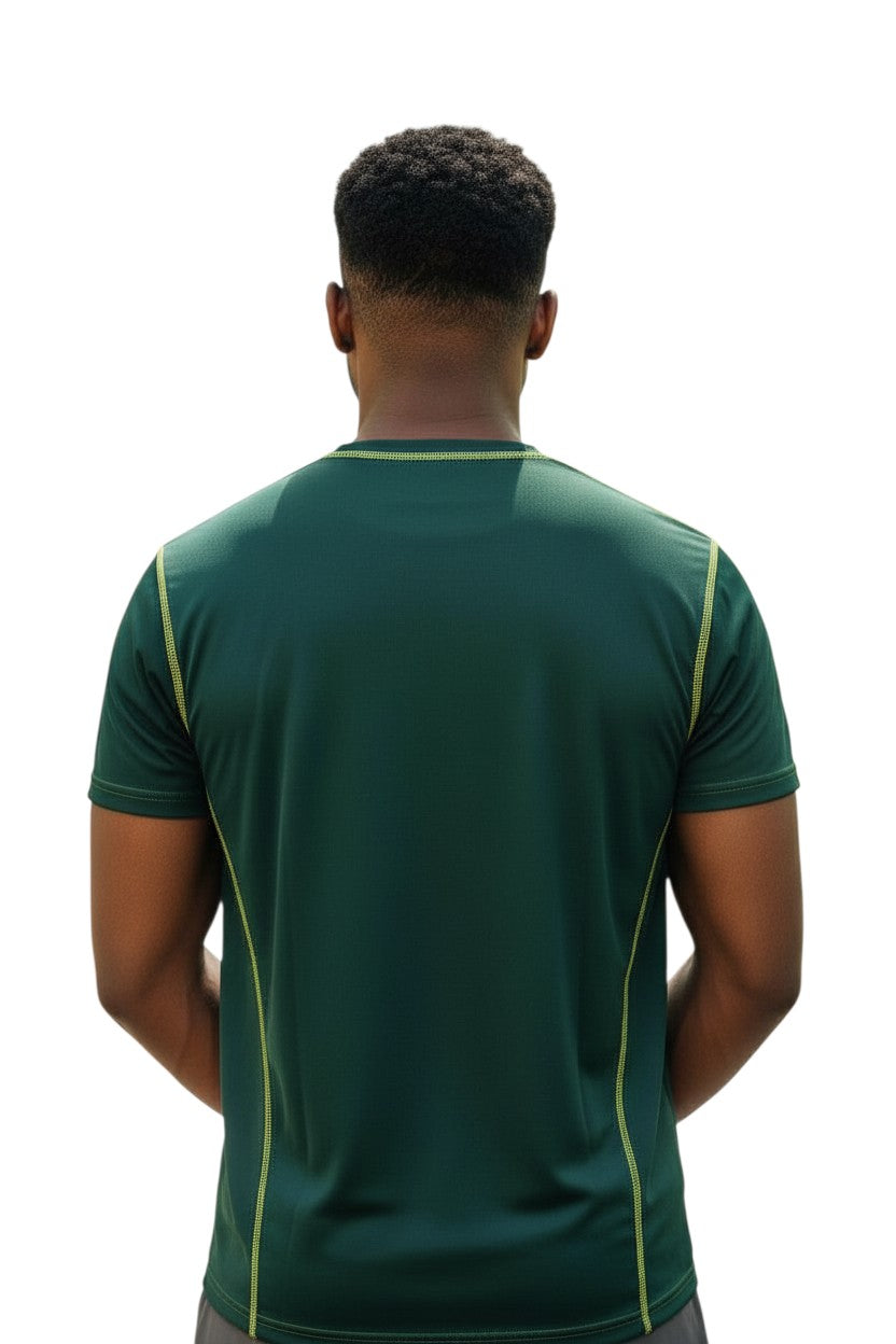 Contrast Stitch Dri Fit Mesh T-Shirt