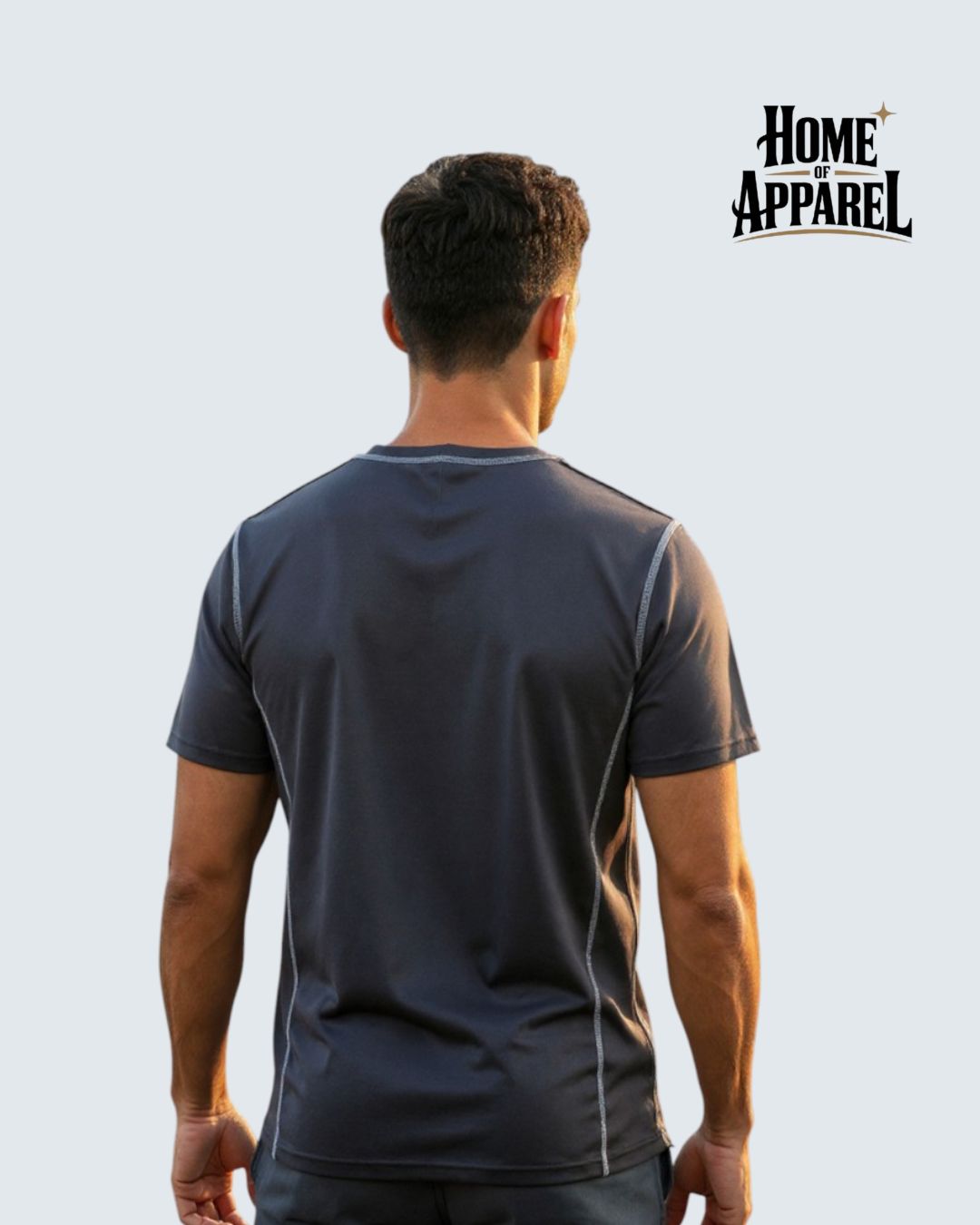 Contrast Stitch Dri Fit Mesh T-Shirt
