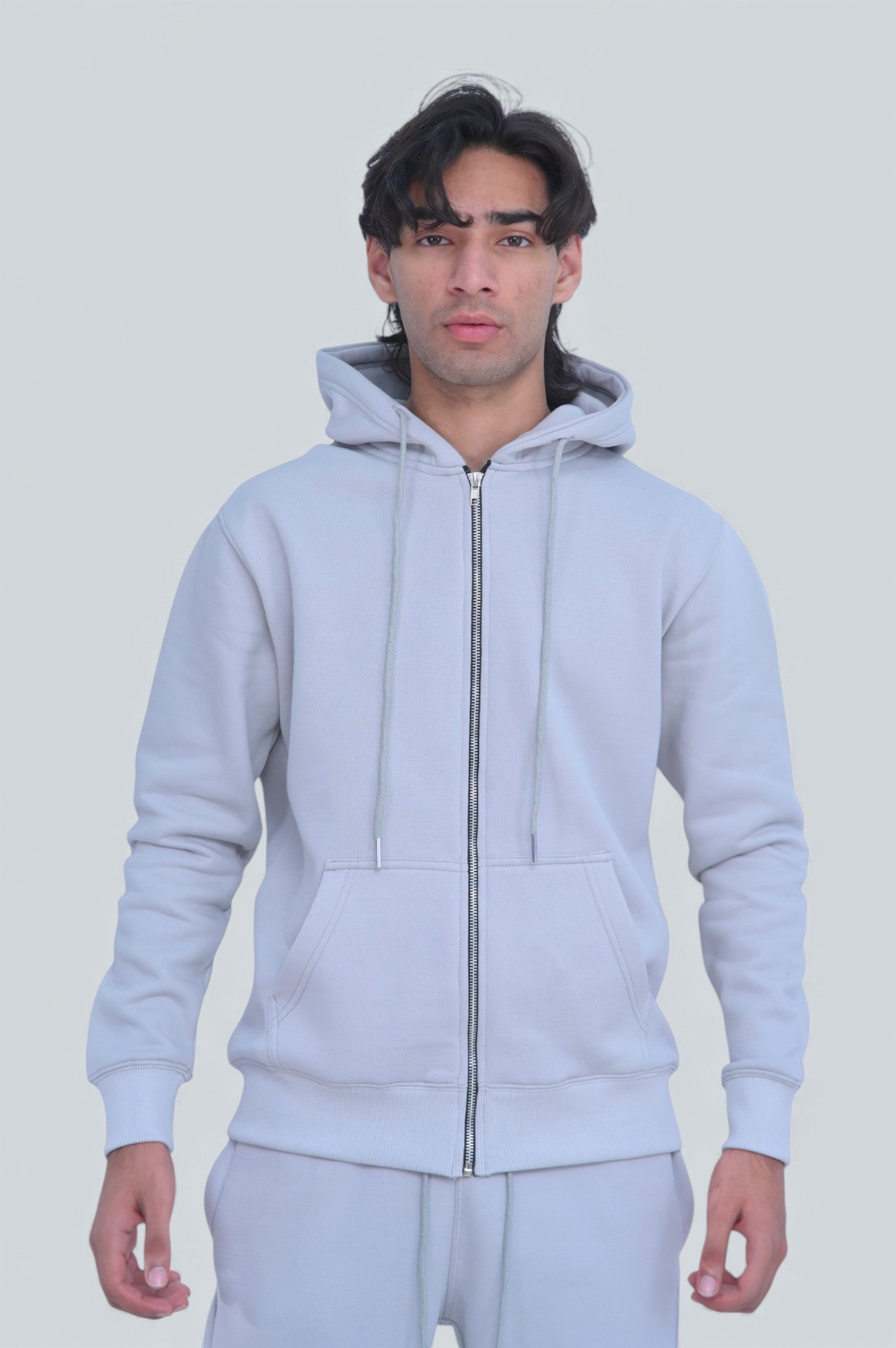 Heavy Weight  Cotton Fleece Zip Up Hoodies