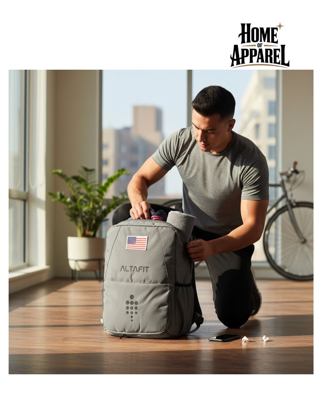 Premium Cordura Everyday Backpack With Flags