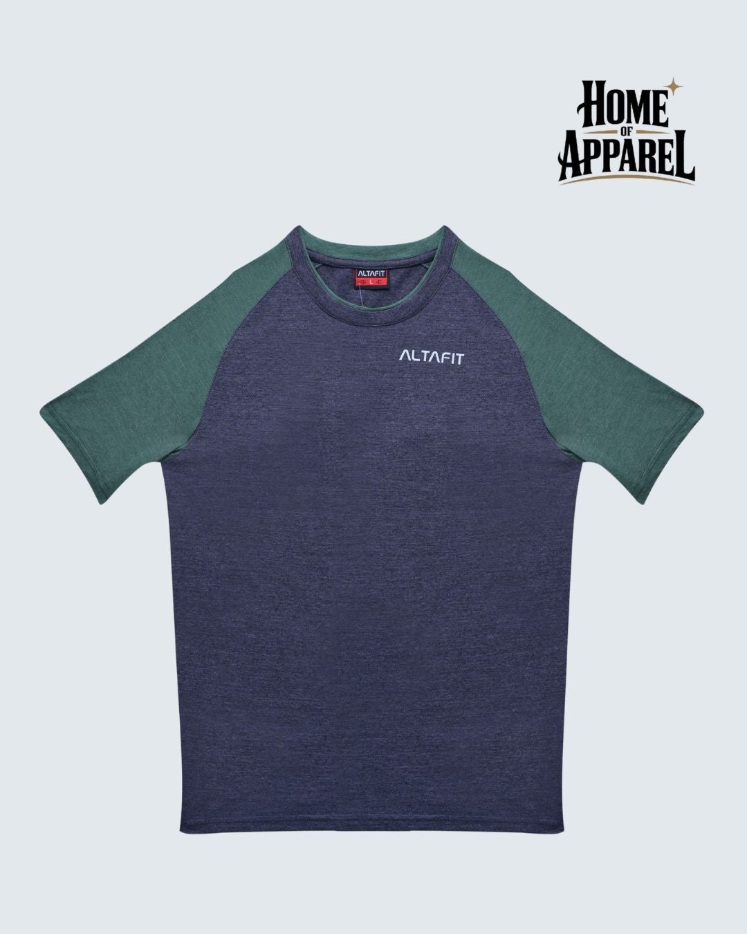 Cotton Jersey Contrast Raglan T-Shirt