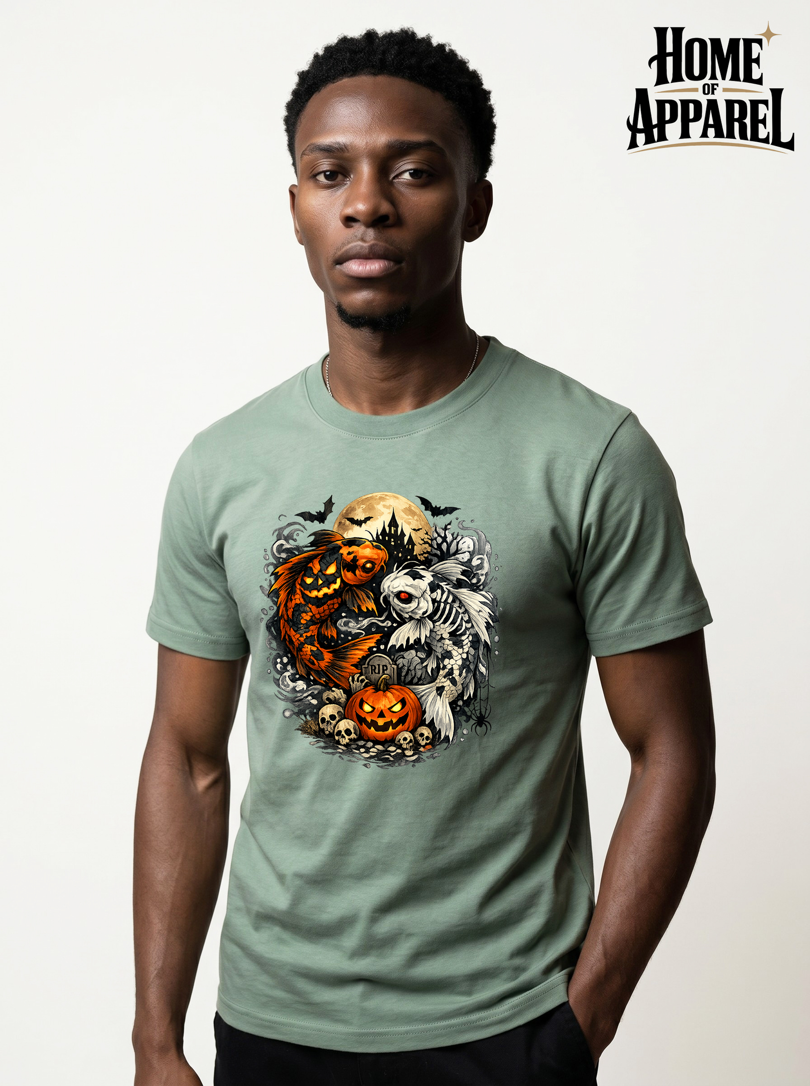 Halloween Unisex Graphic T-Shirt – 100% Cotton | Soft Short Sleeve Spooky Tee