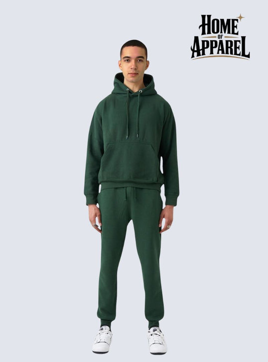 Hunter Green Heavy Blend Fleece Sweat Suit