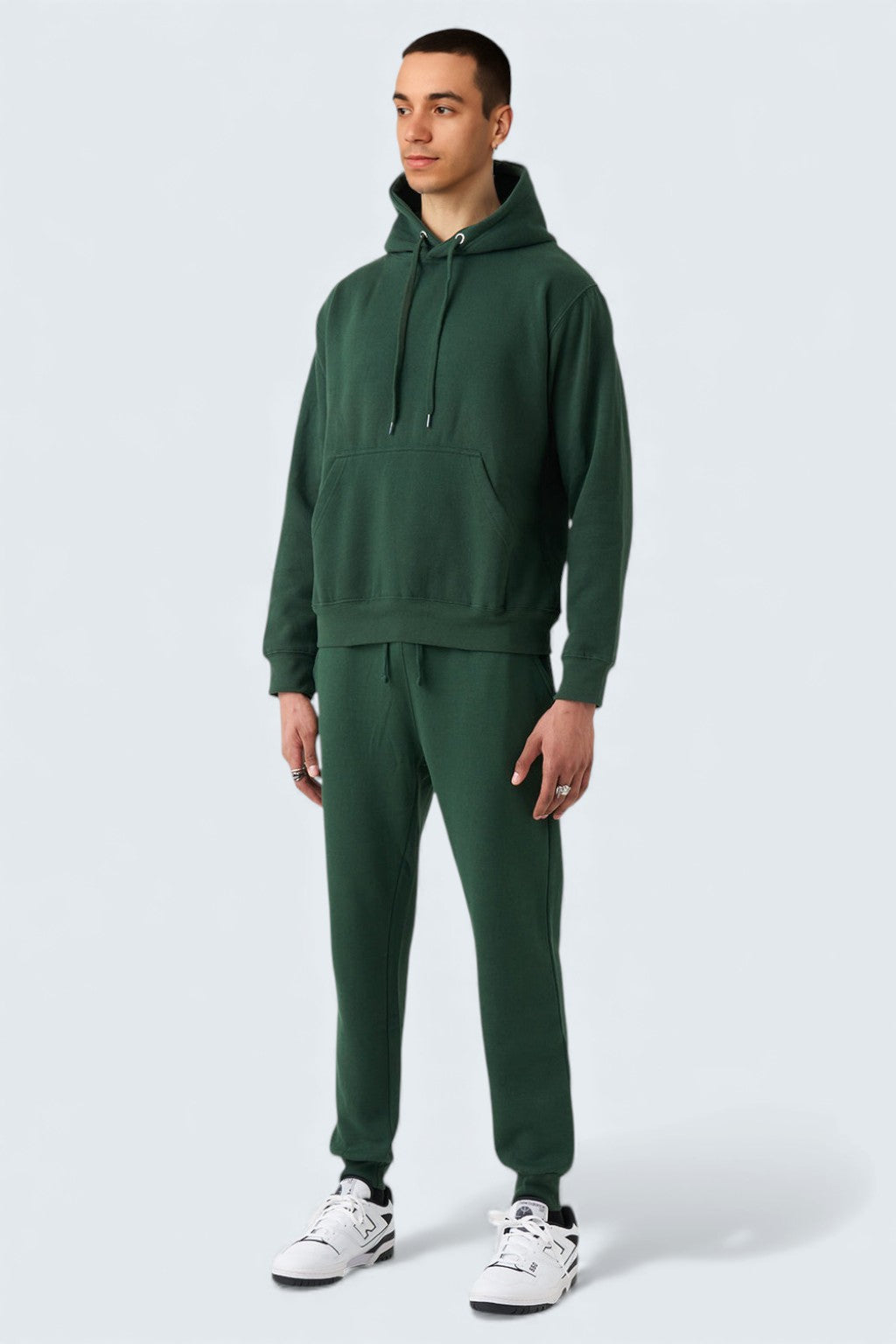 Hunter Green Heavy Blend Fleece Sweat Suit