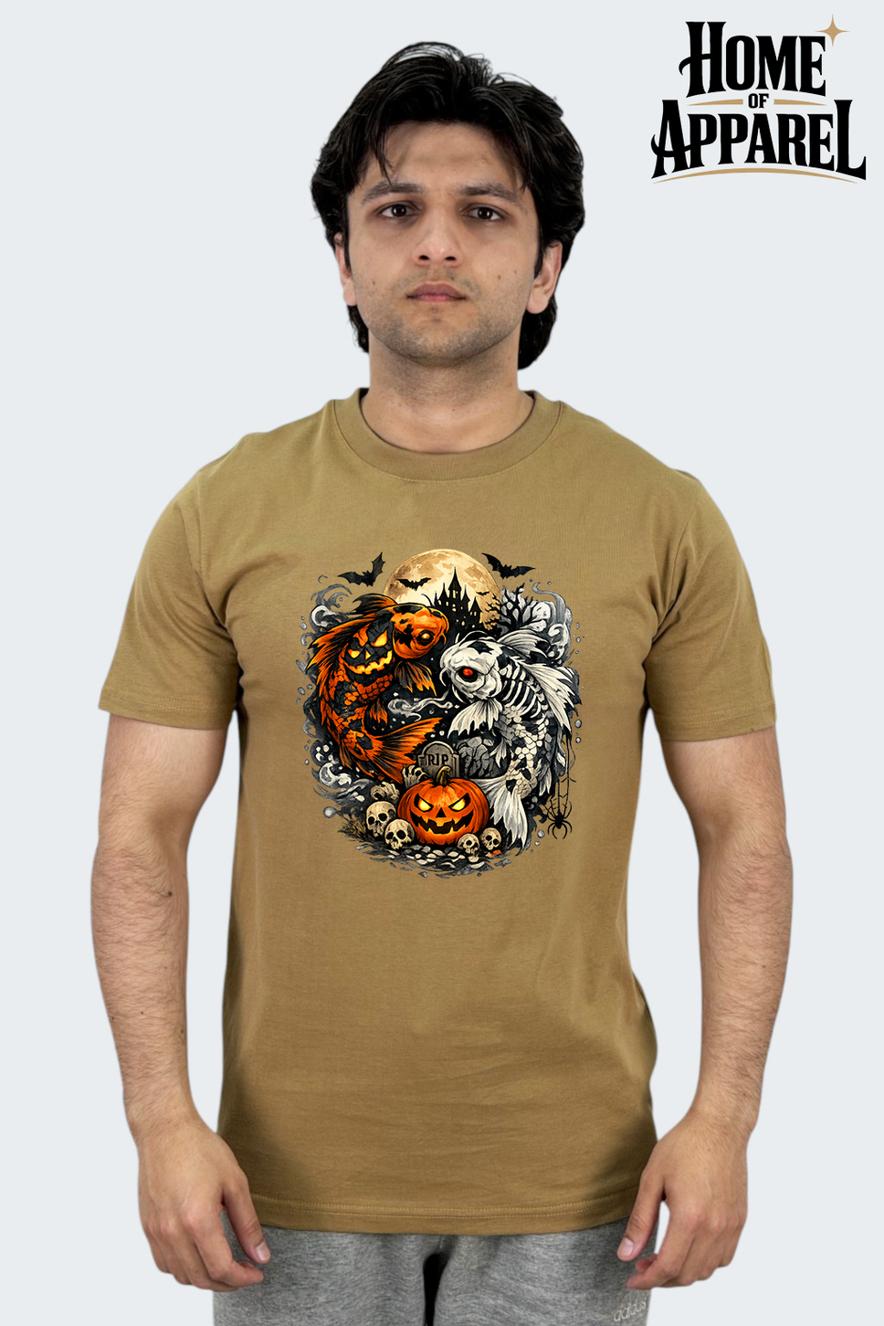 Halloween Unisex Graphic T-Shirt – 100% Cotton | Soft Short Sleeve Spooky Tee