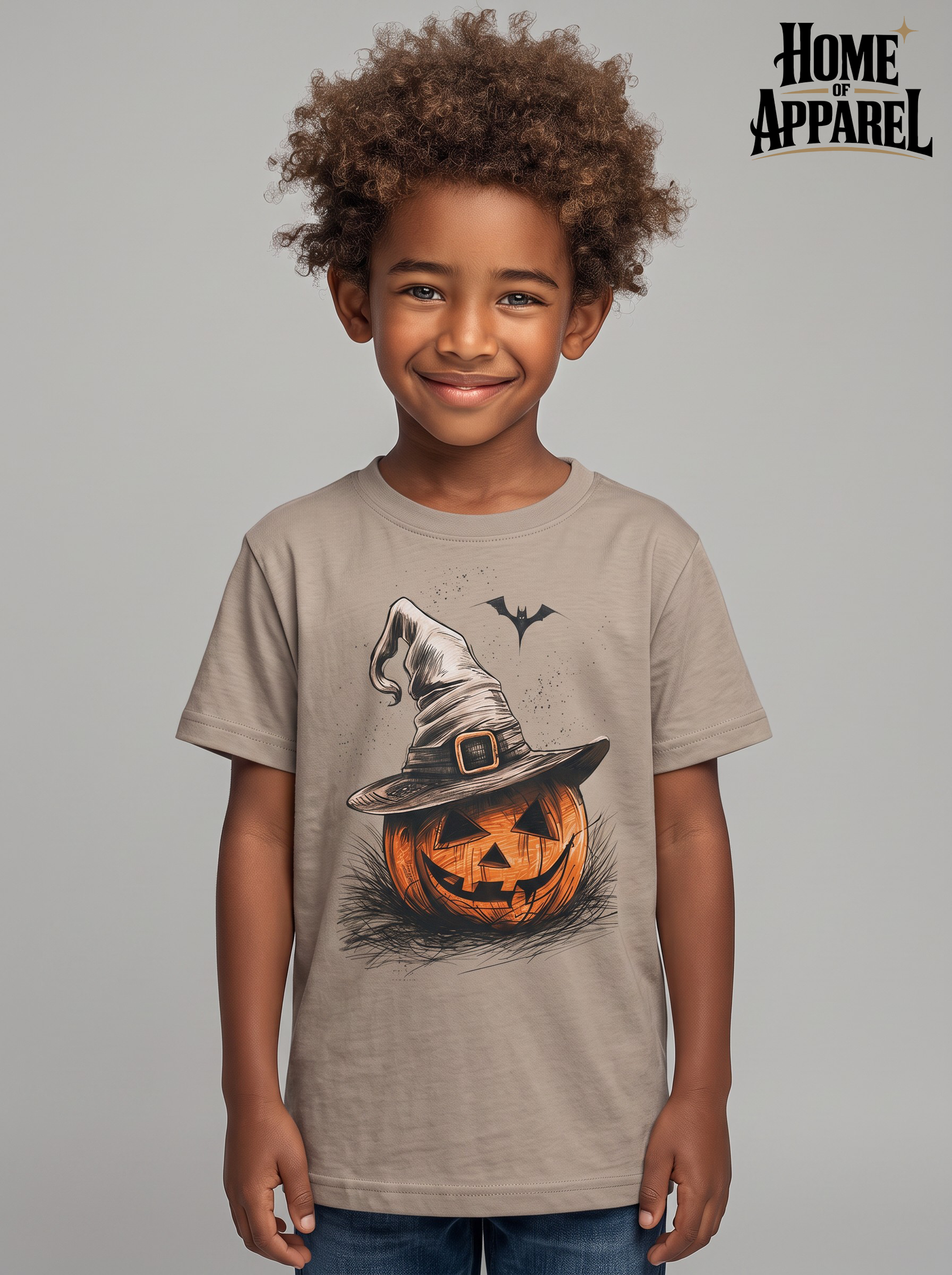 Halloween Youth Unisex T-Shirt – 100% Cotton Graphic Tee | Soft & Comfortable