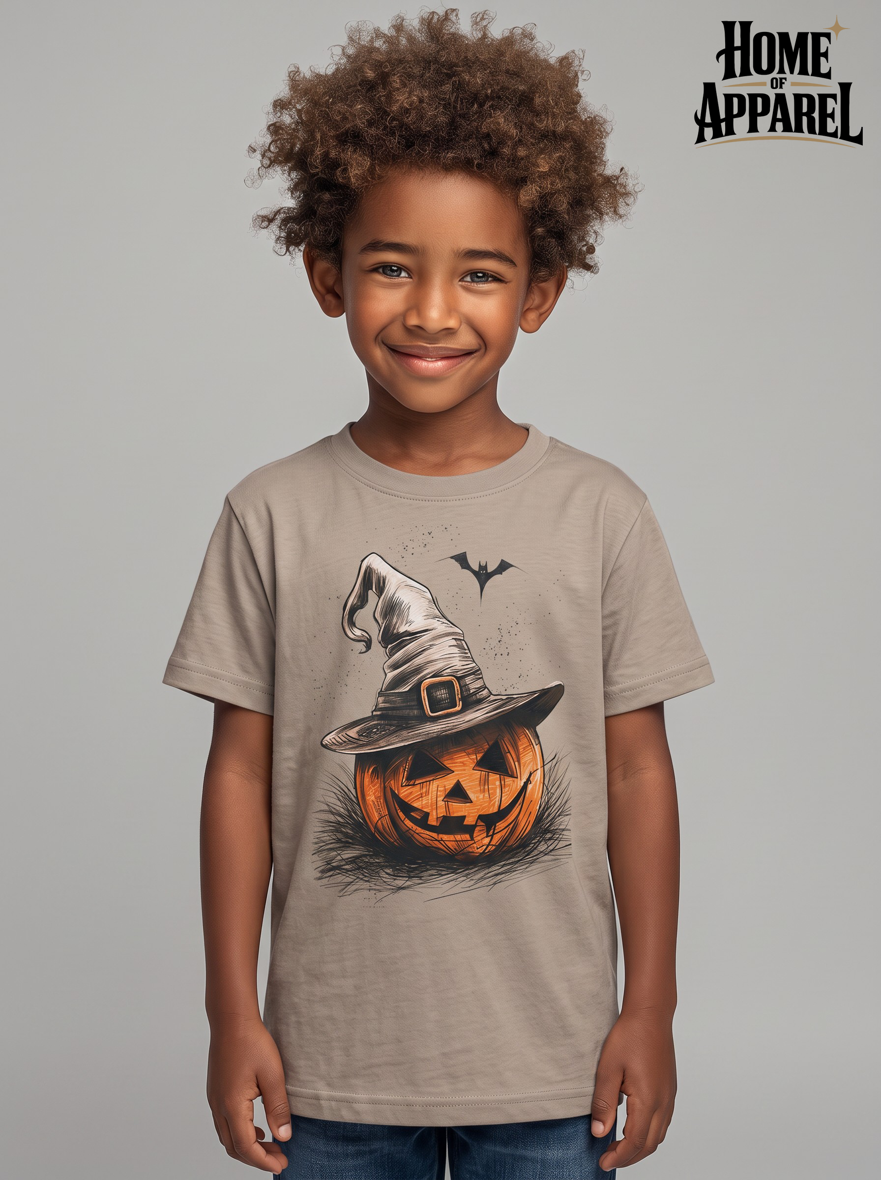 Halloween Youth Unisex T-Shirt – 100% Cotton Graphic Tee | Soft & Comfortable