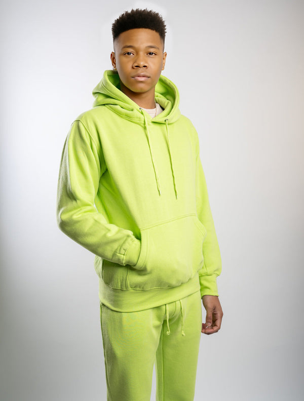 Lime Green Heavy Blend Fleece SweatSuit