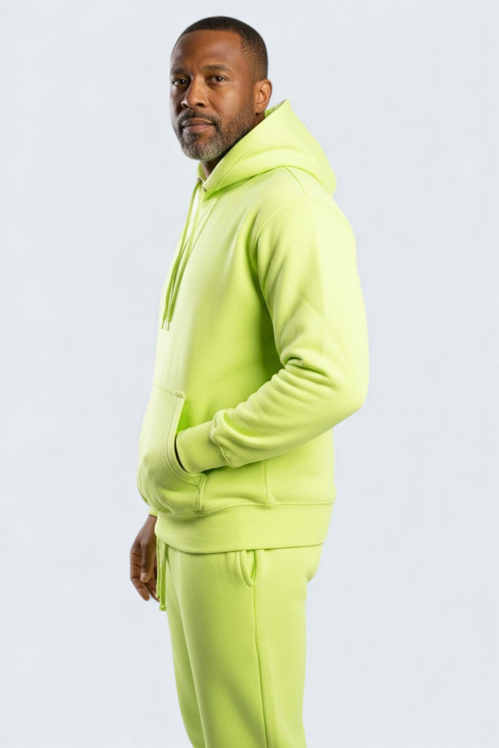 Lime Green Heavy Blend Fleece Sweat Suits