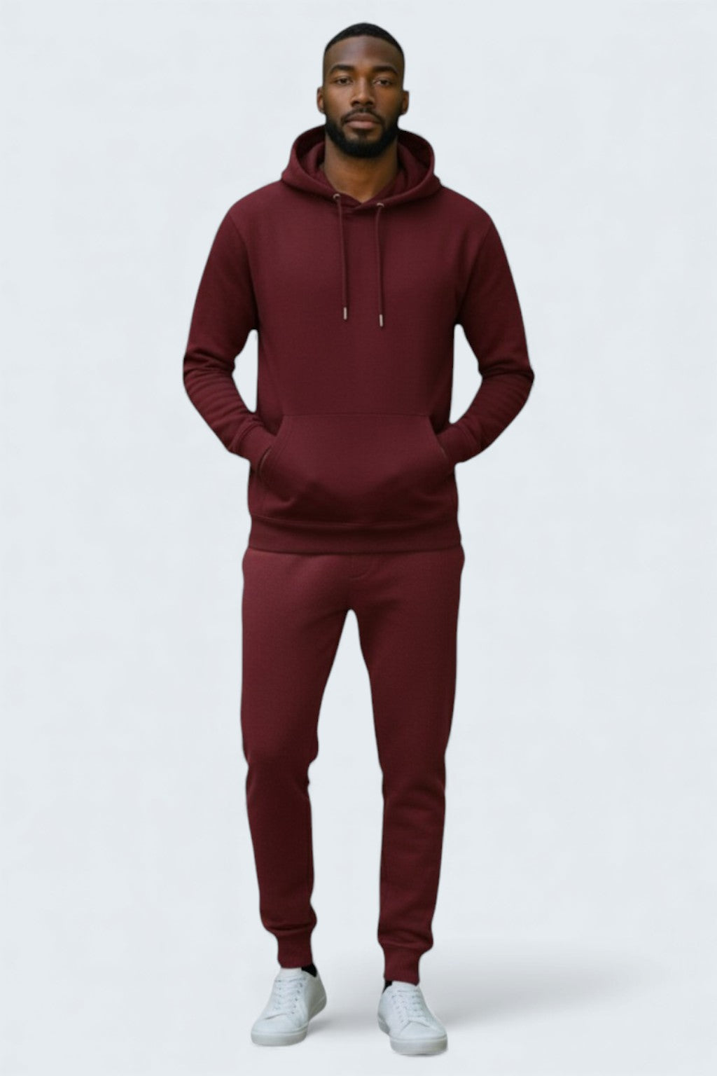 Maroon Heavy Blend Fleece Sweatsuit