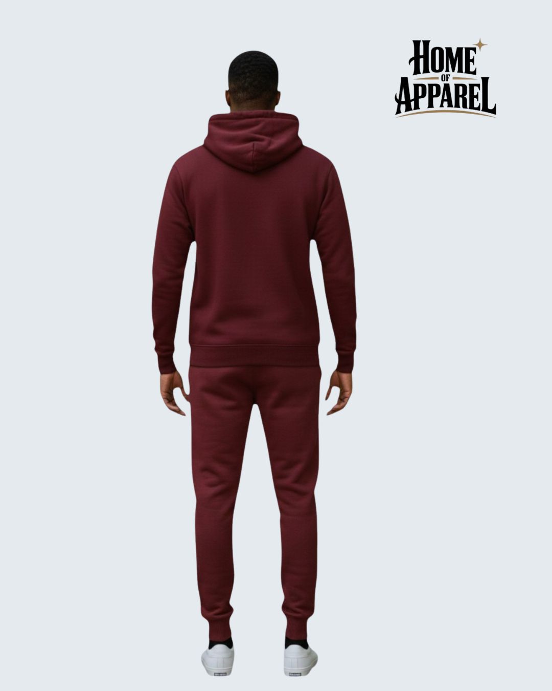 Maroon Heavy Blend Fleece Sweatsuit