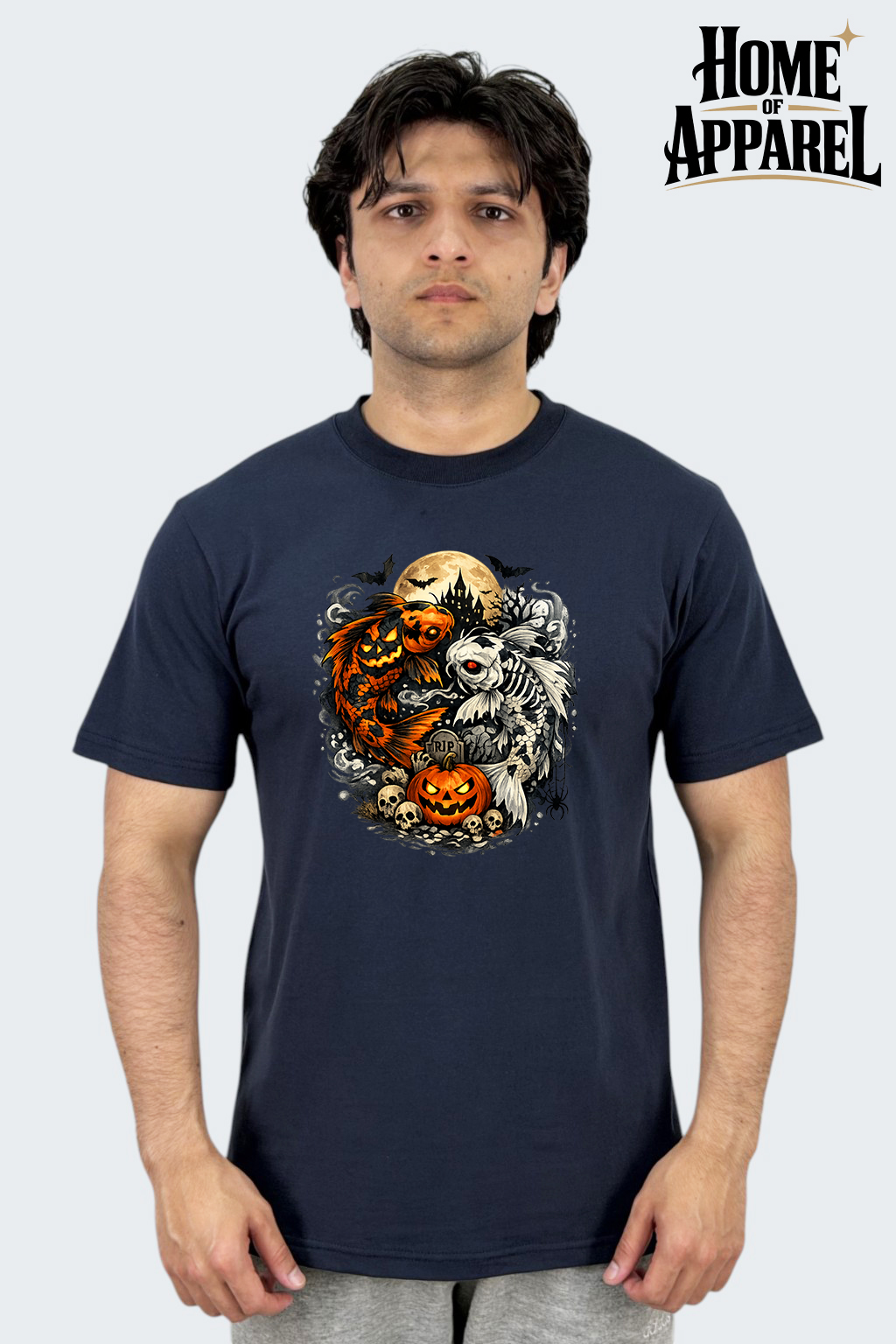 Halloween Unisex Graphic T-Shirt – 100% Cotton | Soft Short Sleeve Spooky Tee